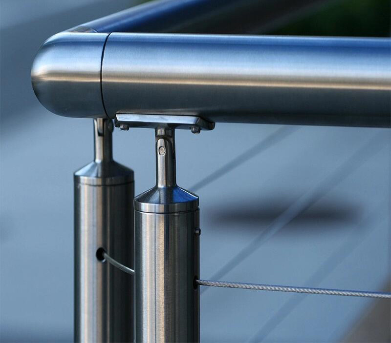 Stainless Steel Handrail Flush Joiner, Tube Joiner, 90 Degree Elbow, Stainless Steel Tube Fitting