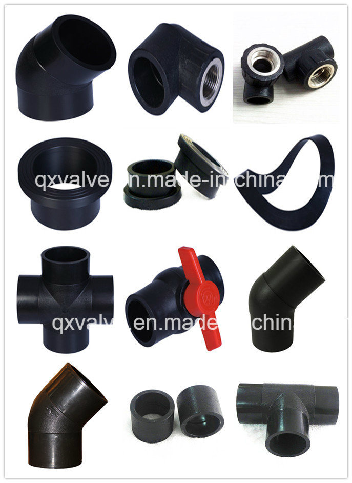 SDR11 Water Supply Plastic HDPE Pipe Fitting Butt Welding Fitting