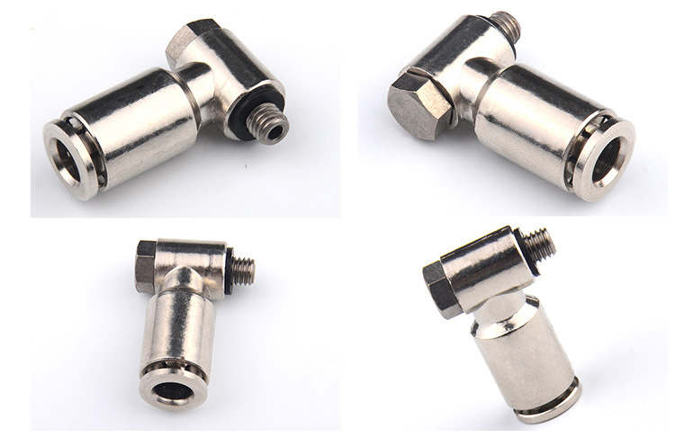 Copper Male Thread Elbow Connectors Coupling for Pneumatic, pH Fitting