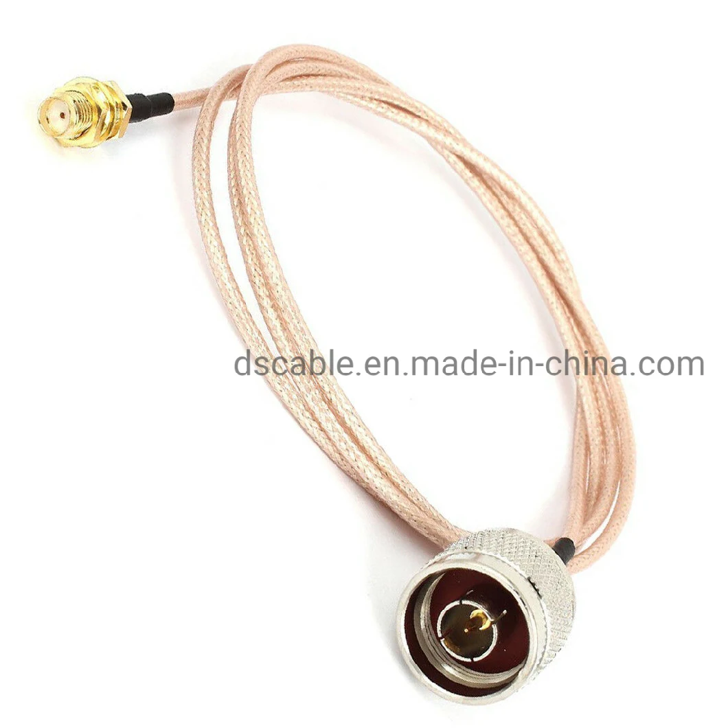 Type N Male to RP-SMA Male M/M Adapter Connector Rg316 Coax Cable