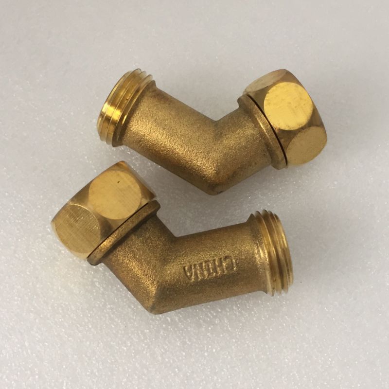Customized Water Hose Water Tap Adapter 45 Degree or 90 Degree Brass Elbow