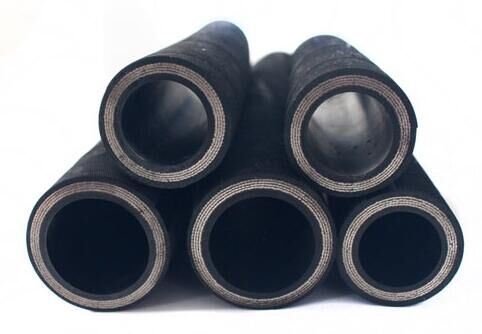 High Pressure Hydraulic Rubber Hose with Bsp Jic Metric Fitting