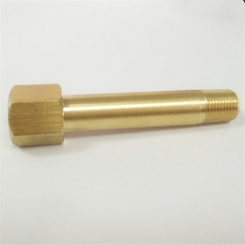Male to Female NPT Brass Long Hex Hose Connection Nipple