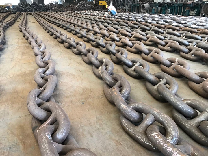 Marine Welded Studless Anchor Link Chain with Grade 1, Grade 2, Grade 3