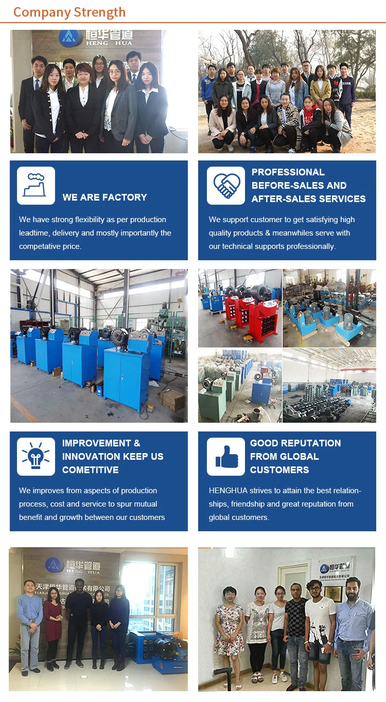 Hightly Sensitive Strong Seal Hydraulic Hose Machine Hydraulic Hose Crimp Fittings Hydraulic Hose Crimping Machine