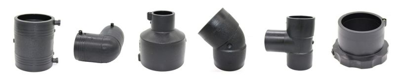 HDPE SDR11 SDR17 PE 100 Pipe Fittings of Electrofusion Butt Fusion Welding/Ef Fittings Price/ Coupler/Elbow/Reducer/Tee/Flange Fittings