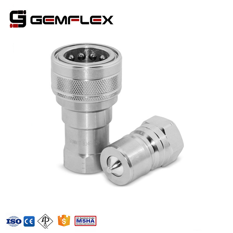 Stainless Steel Hydraulic Hose Connector Bsp Coupling