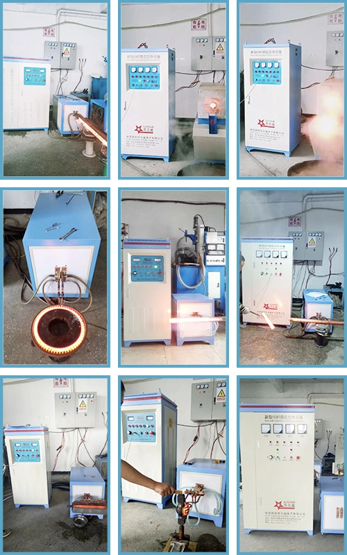 80kw High Frequency Induction Heating Furnace for Forging Gears Bolts and Nuts