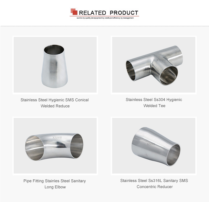 Stainless Steel Sanitary Clamping 90 Degree Elbow Bend