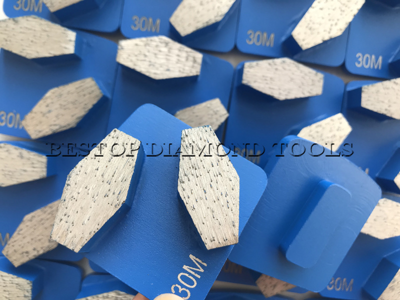 Double Hexagonal Grinding Segment for Floor Diamond Tools