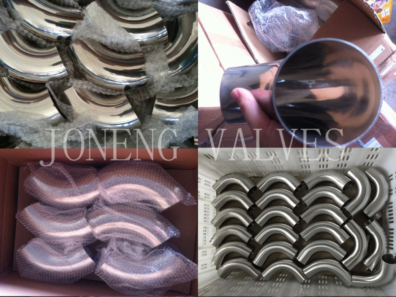 BS 90 Degree Stainless Steel Elbow/Butt Welded Sanitary Bend Fittings