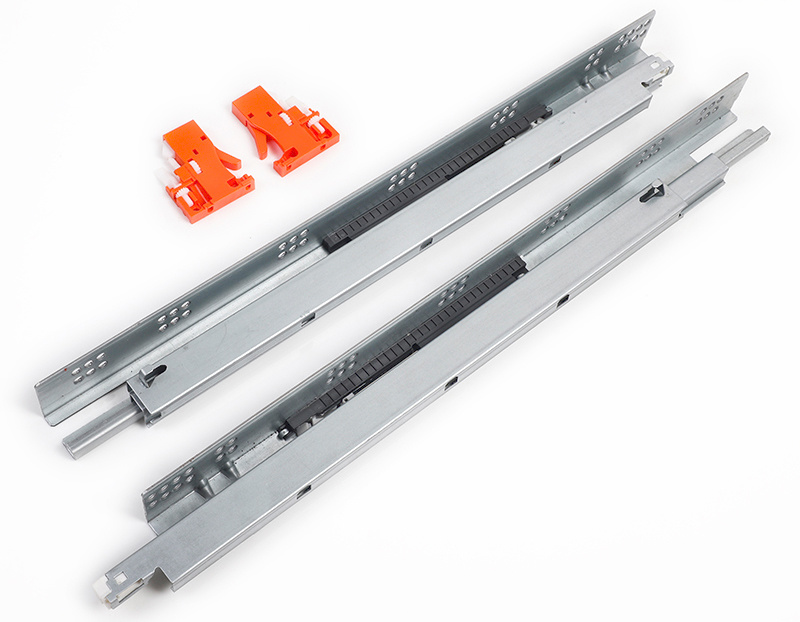 Concealed Full Extension Drawer Slide with Adjustable Pin