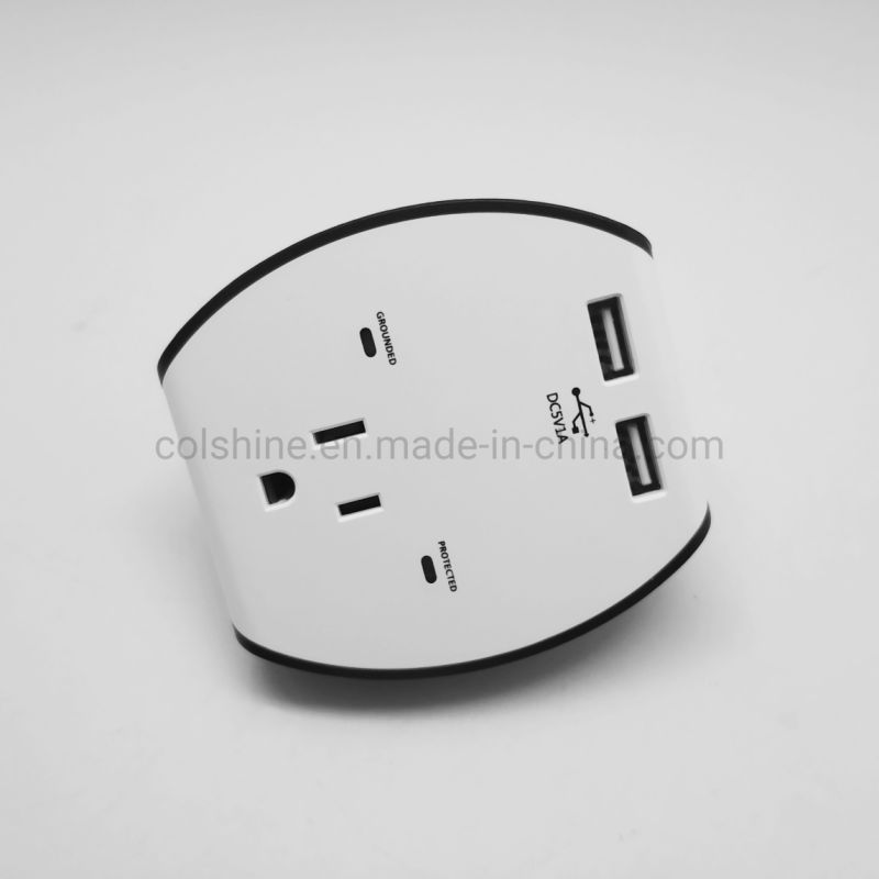 Power Outlet Adapter American Standard USB Wall Socket