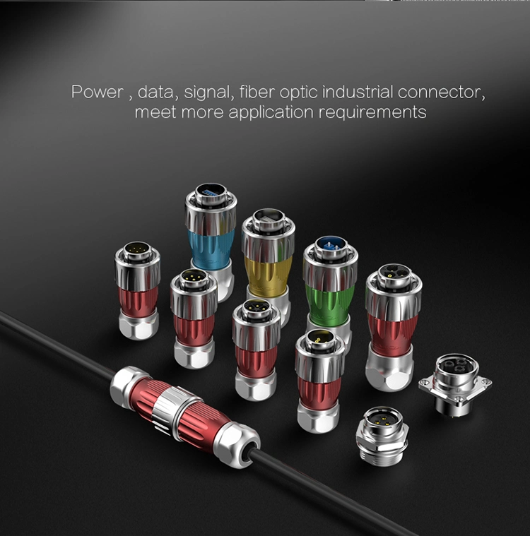 Camlock Connector/Male and Female Connector/Straight Connector Cnlinko 7 Pin Waterproof Power Metel Plug Socket