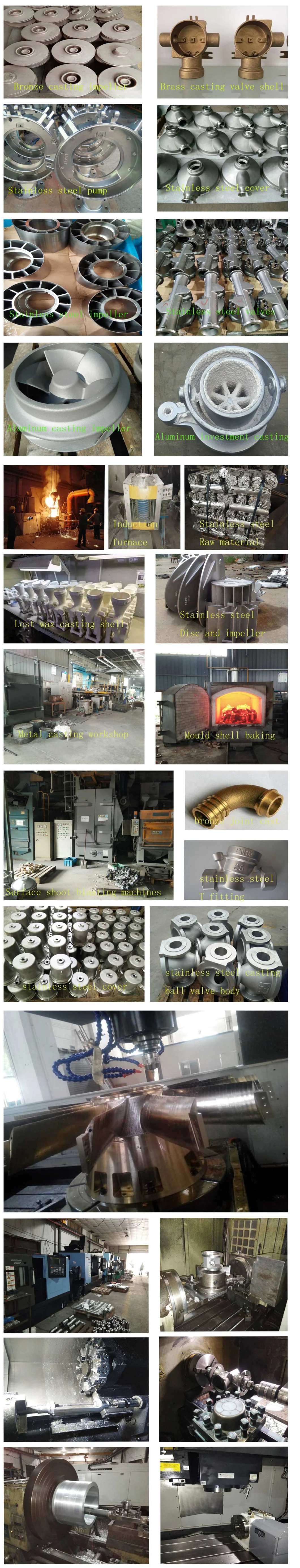 304/316 Steel Casting Pipe Connector/Accessories/Elbow/T Cross Made by Investment Casting