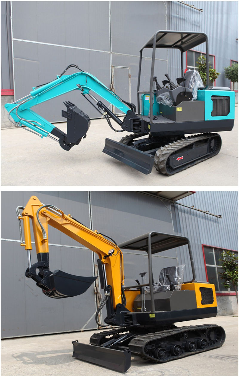 Hot Sale China 2000kg Mini Hydraulic Compact Excavator with Replaceable Accessories