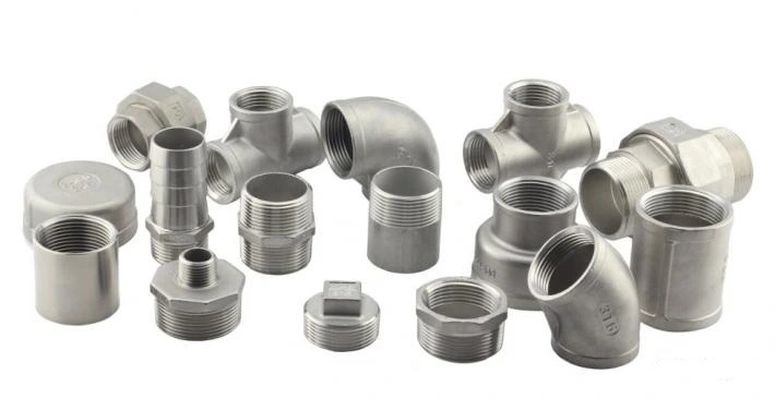 Stainless Steel SS304 BSPT NPT Reducing Socket Banded Coupling for Pipe Fittings
