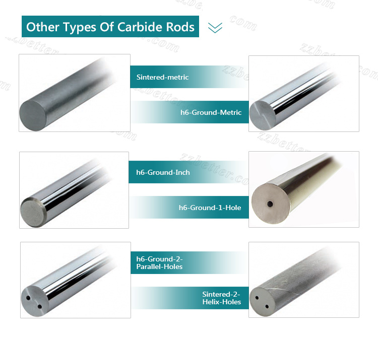 K10 Grade Tungsten Carbide Rods for End Mills