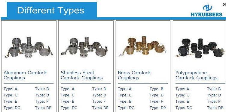 High Quality Brass Camlock Quick Couplings