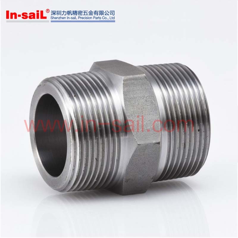 Hexagonal Coupling Irrigation Pipe Stainless Steel Fittings
