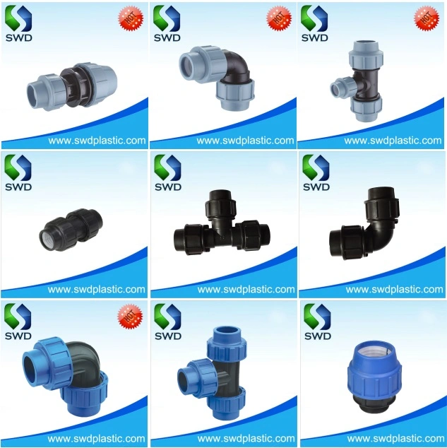 Plumbing Supplies Plastic PP Compression Fitting