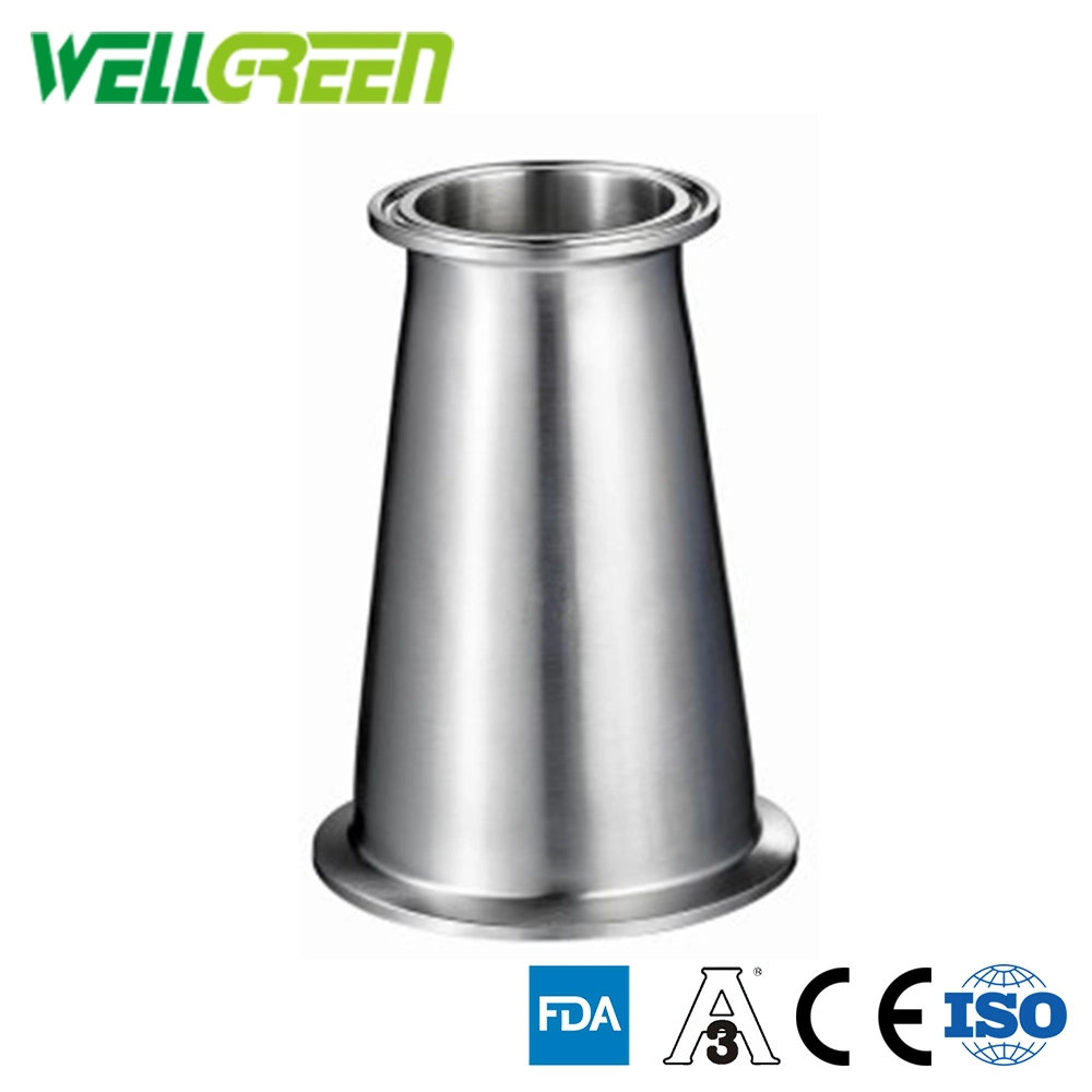 Sanitary Fitting Reducer Fitting Stainless Steel 304 Tri Clamp Ferrule
