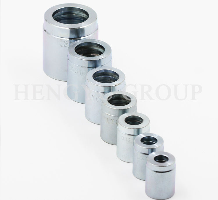 Hot Sale Connection Hose Hydraulic Fittings Carbon Steel Hose Ferrule Fittings