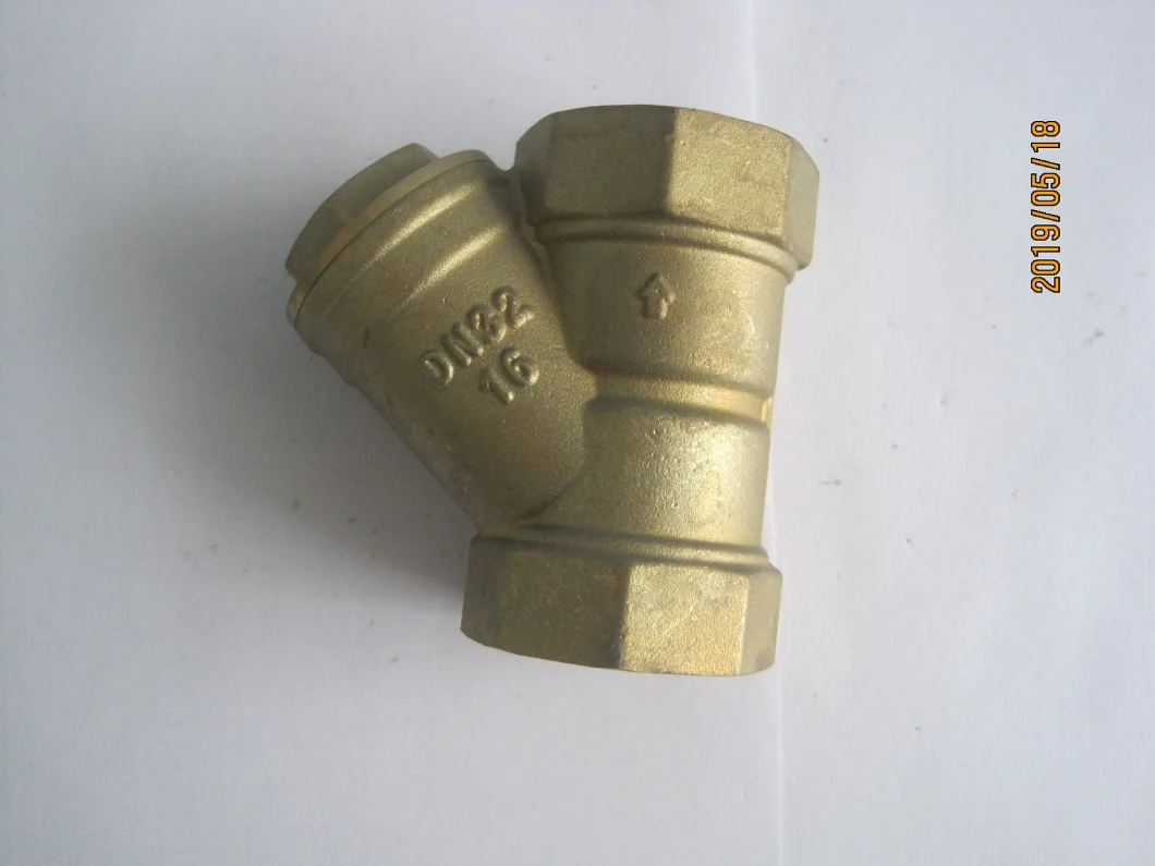 1 1/2 Inch Dn40 Brass Female Bsp Thread Y Type Strainer (
