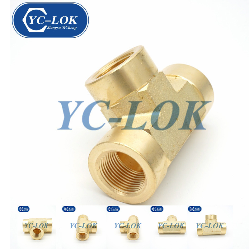 Elbow BSPT Female Tee Connector Tube Fittings