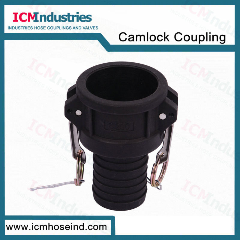 Grooved Coupler Type D PP Camlock Fittings in Plastic Tube Fittings