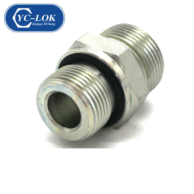 1cm-Wd Straight Metric Thread Fittings Adapter with Captive Seal (nipple)