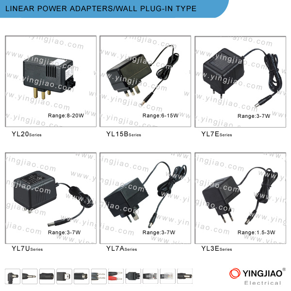 3-7W US Plug Linear Power Adapters