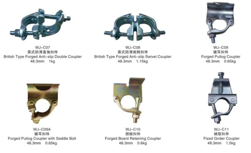 En-74 Standard Drop Forged Double Coupler/Clamp of British Style