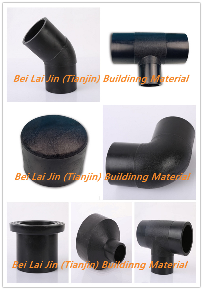 PE HDPE Plastic Pipe Fitting of Electro Fusion Ef and Butt Heat Fusion Socket Weld