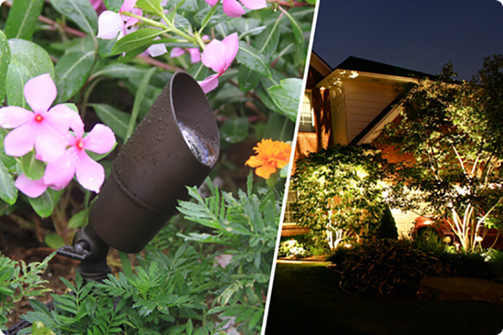 Popular Brass Spot Light Outdoor Garden Lighting Fixture IP65