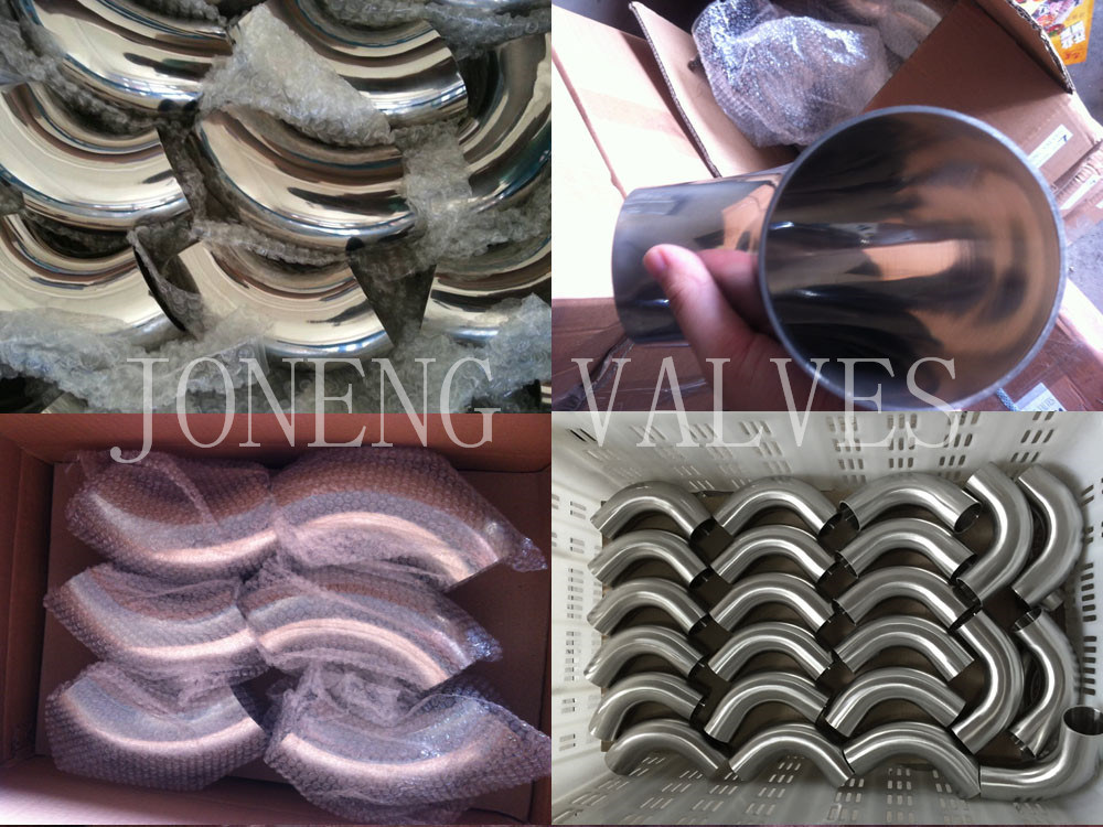 3A Food Grade Stainless Steel Welded 90 Degree Bend Fitting