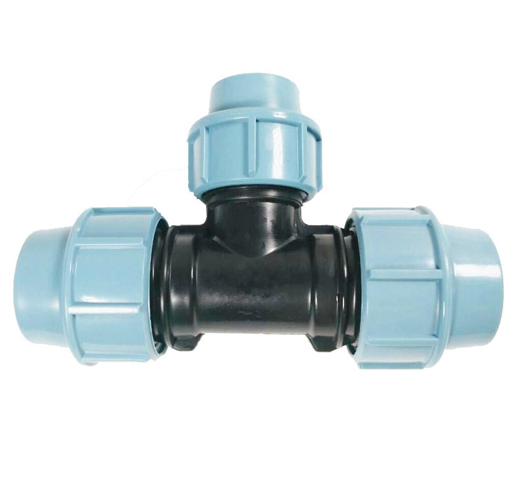 PP Compression Fitting Reduction-Tee for Pepvcpprpipe Irrigation Fitting Waterworks Fitting