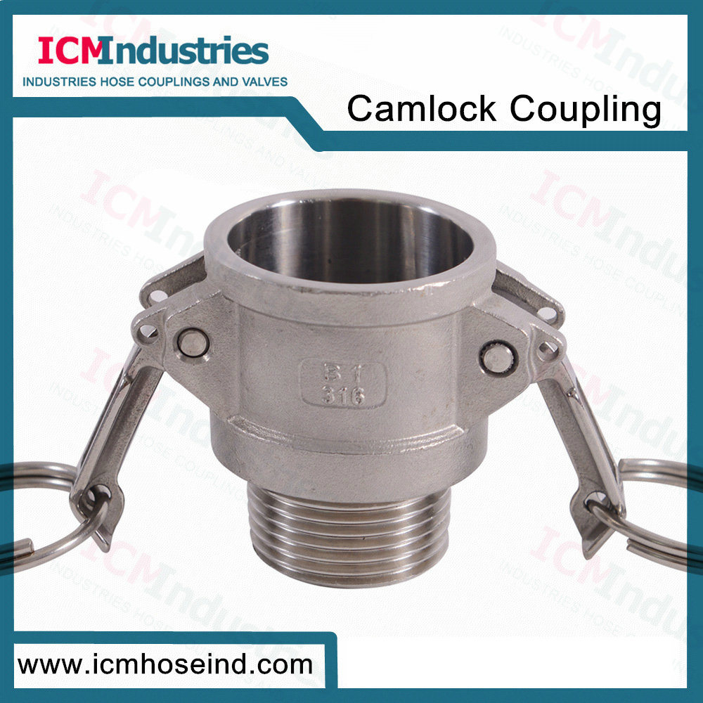 Stainless Steel316 Type C Self Locking Camlock Coupler/Autolock Camlock
