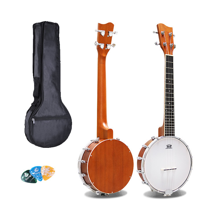 Wholesale Musical Instruments Electric Banjo Ukulele, Tenor Concert 4 String Ukulele Banjo