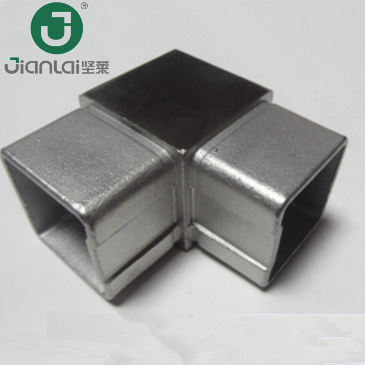 Wholesale Handrail Fittings Square Elbow Connector Stainless Steel Elbow Joiner