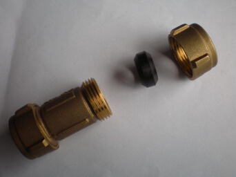 Brass Compression End Straight Fitting (IC-9037)