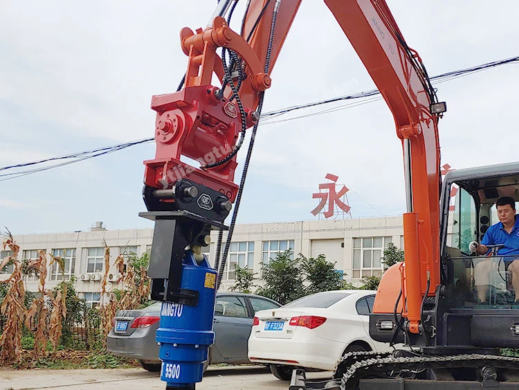 CE ISO Yantai Jiangtu Excavator Hydraulic Double Locking Tilting Quick Coupler / Tilt Quick Hitch Coupler