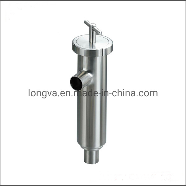 Sanitary Stainless Steel Pipe Fitting Butt Welded Angle Strainer