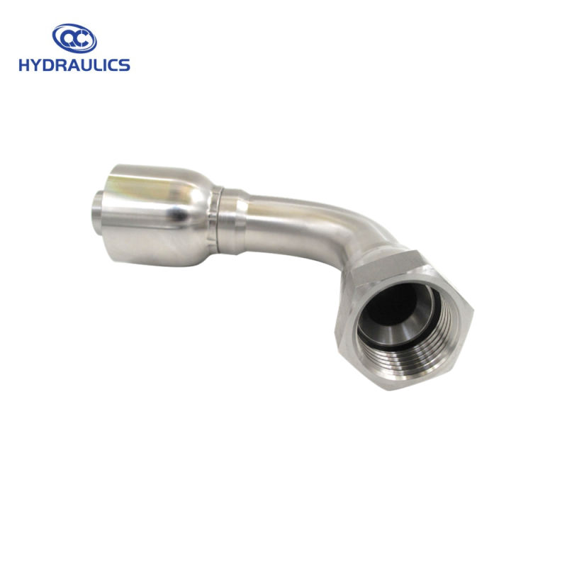 Stainless Steel Elbow One Piece Type 43 Series Jic Flare Hose Fitting