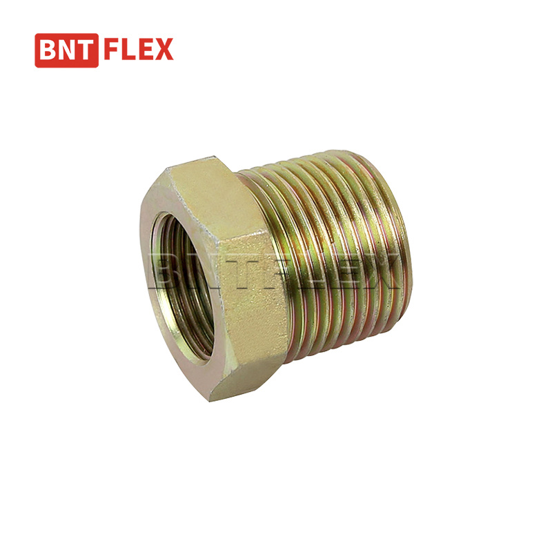 Stainless Hydraulic Bsp to NPT Thread Nipples Adapters