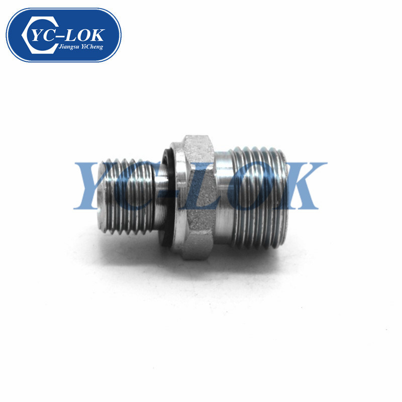 Metric Male Carbon Steel Hot Forged Hydraulic Adapter