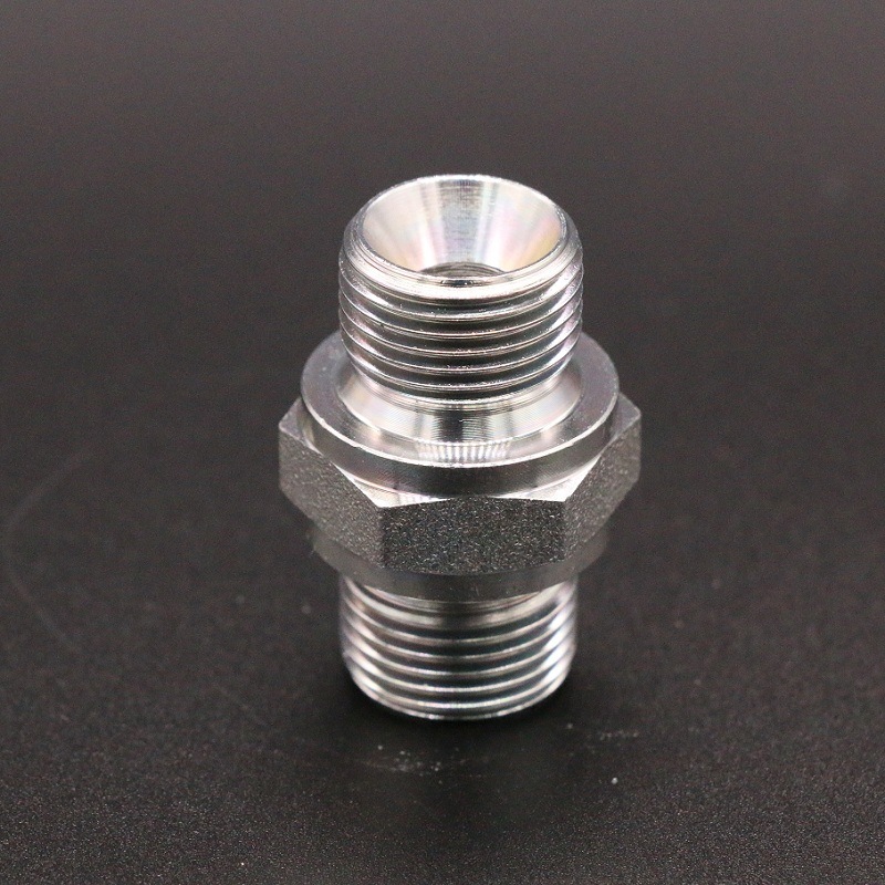 Hydraulic Hose Connector Male Bsp Adapter