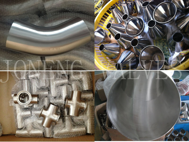 SMS Food Grade Weld 45 Degree Bends Pipe Fitting
