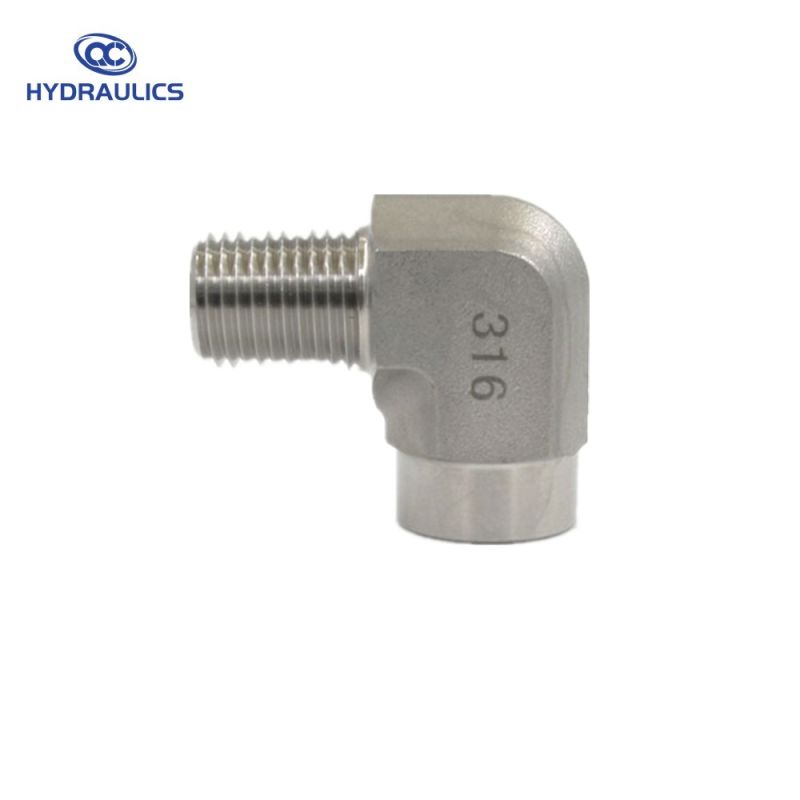 Hydraulic Fittings MP-Fp 90 Degree Elbow 5502 Series
