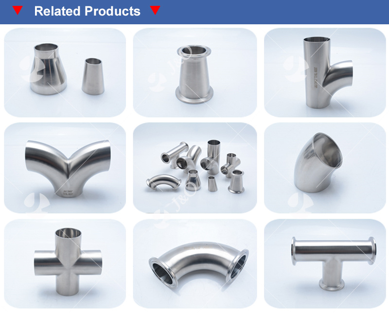 3A Sanitary SS304 SS316L Forged Weld Double Elbow Pipe Fitting